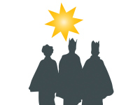 Schattenriss Sternsinger 03