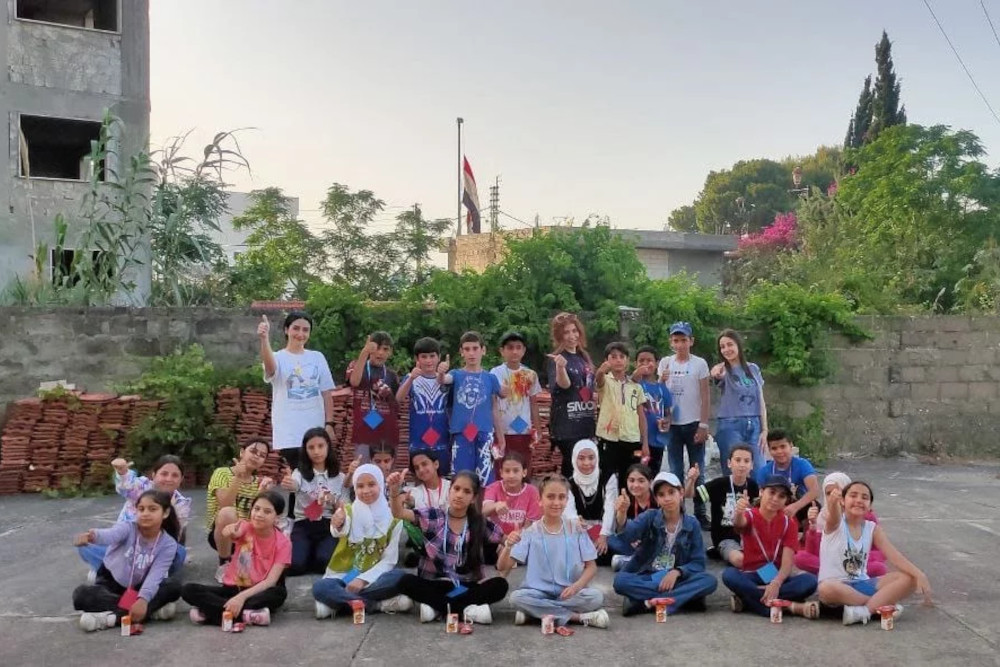 Bild einer Gruppe von Kinder aus Banyas