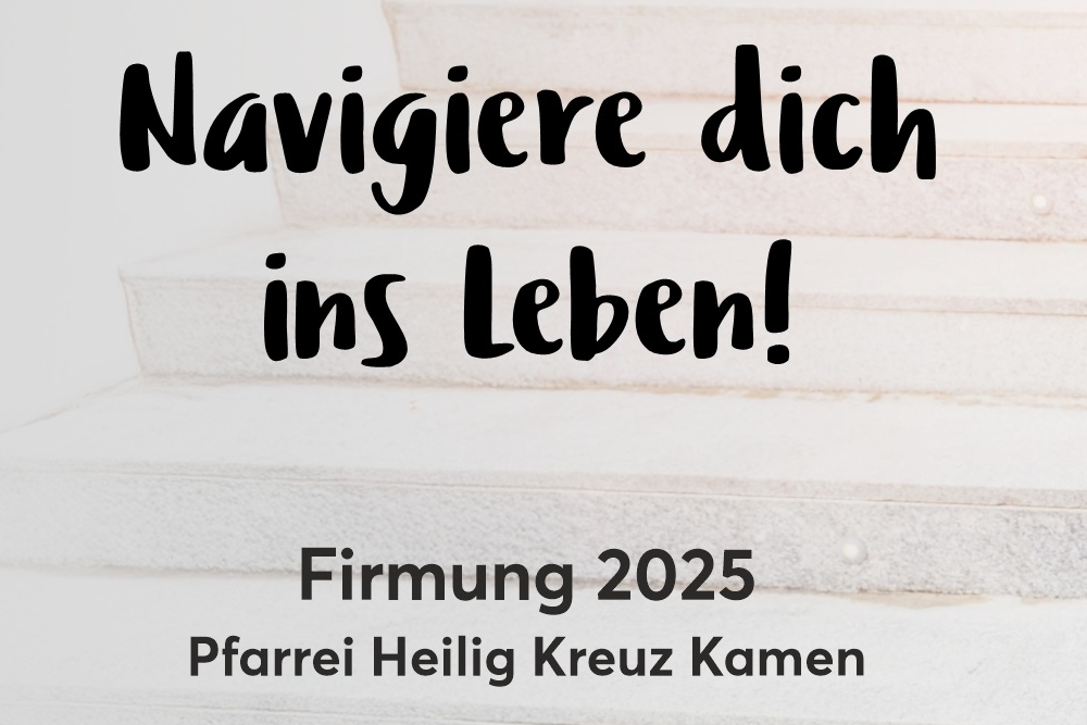 Slogan Navigiere ins Leben