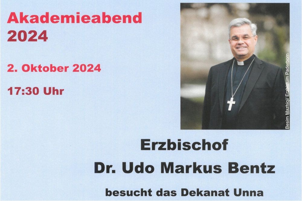 Einladungsplakat zum Akademieabend
